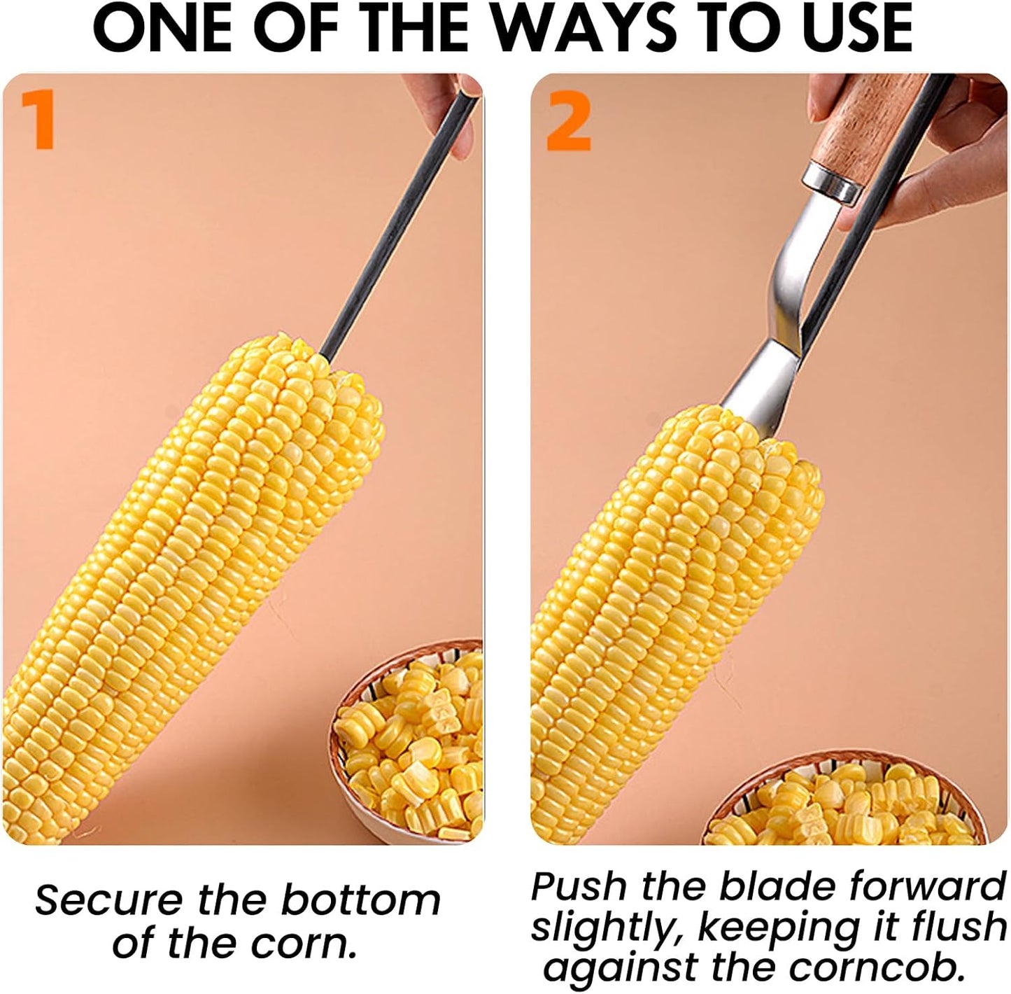 Corn stripper for corn on the cob remover tool, Corn Peeler, Corn on the Cob Remover, for Home Kitchens, Restaurant Chefs
