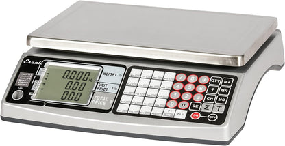 Escali Alimento 136DK Digital Kitchen Scale, Elite Food Measuring to The Gram with Removable Stainless Steel Platform and LCD Display, Baking and Cooking Made Simple