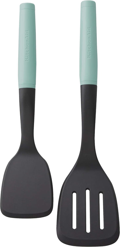 KitchenAid Universal Spatula Set, 2-Piece, Aqua Sky