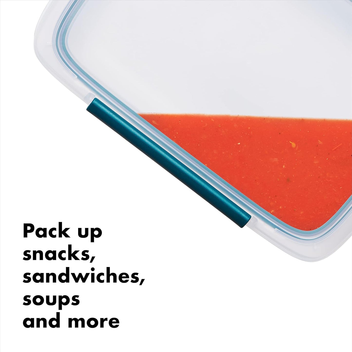 OXO Good Grips Prep and Go Silicone Squeeze Bottle 2 Pack - Ocean Blue