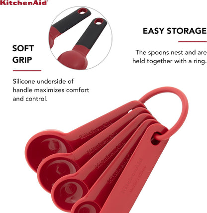 KA UNIVERSAL S5 MEASURE SPOON RED