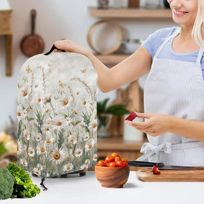 Coffee Pastry Blender Dust Cover with Drawstring Field Stand Mixer or Coffee Maker Cover Anti Fingerprint Polyester Appliance for Home Kitchen Decor