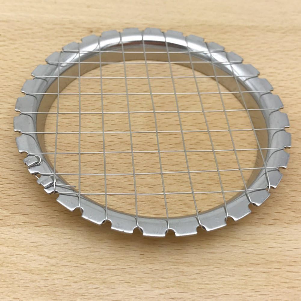 Stainless Steel Egg Chopper, Multifunctional Mold Egg Slicer Fruit Salads Cutter Potato Cutter Eggs Choper Hard Boiled Tomato Cutters Potato Cutters