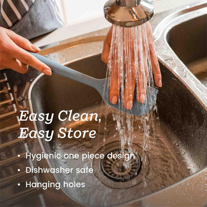 Starpack 'Scrape and Stir' Silicone Rubber Spatula Set (4-Piece) - LFGB Non Toxic, 600°F Heat Resistant, BPA-Free, One-Piece Kitchen Baking Spatulas - Dishwasher Safe for Nonstick Cookware Earthy Pink
