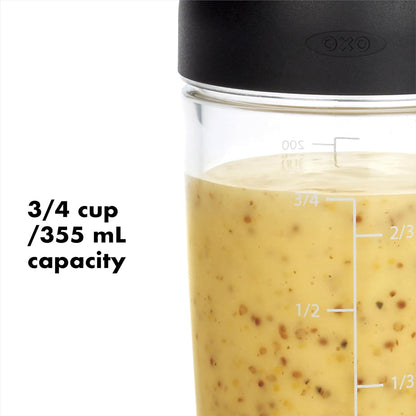 OXO Good Grips Large Salad Spinner + Little Salad Dressing Shaker Bundle