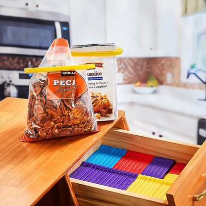 Keenpioneer Decorating/Icing Bag Sealing Clips, 60 Pack, Multipurpose for Food and Snack Storage, 3inch, 4inch and 6inch long