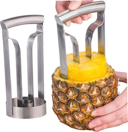 Pineapple Cutter Slicer Stainless Steel Pineapple Corer Fruit Core Remover for Kitchen Fruit Rings 8cm. Pitters