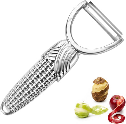 Vegetable Peeler - Stainless Steel Swivel Blade Fruit Peeler - Ergonomic Non-Slip Handle Veggie Peelers for Fruits And Vegetables