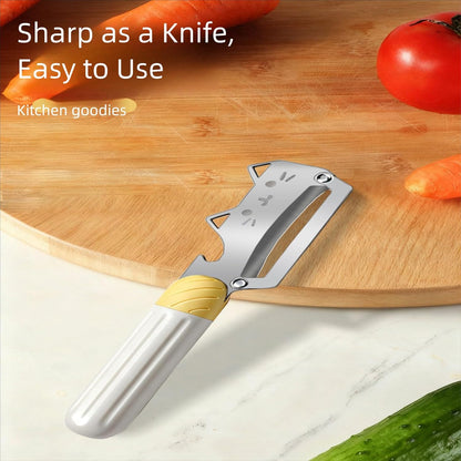 Vegetable Peeler Sharp Stainless Steel Blades for Veggie Potato Sugarcane Pumpkin Papaya Peeling Tool