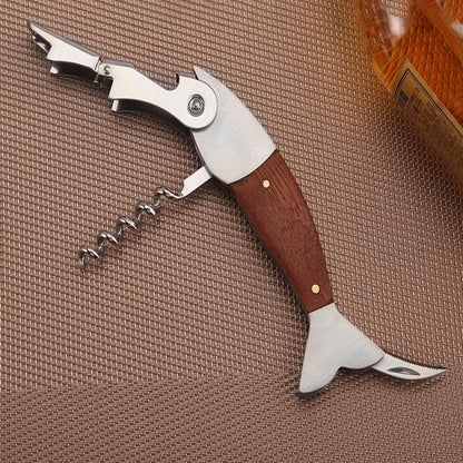 Unique Fish Corkscrew, Professional Waiters Corkscrew Wine Key Bottle Opener,Manual Wine Key for Servers, Waiters, Bartenders and Home Use