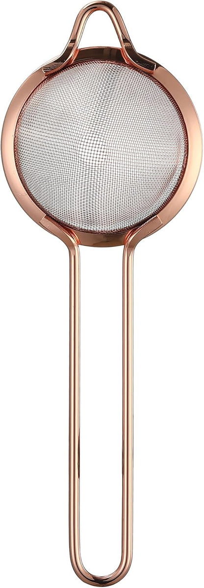 Fine Mesh Cocktail Strainer, Stainless Steel, Long Handle Set of 2 (Stainless Steel set of 2)