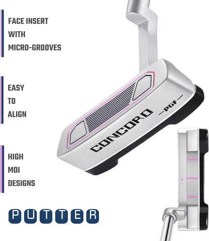 PGF Lady Concord Women's Complete Golf Club Set [15-Piece]