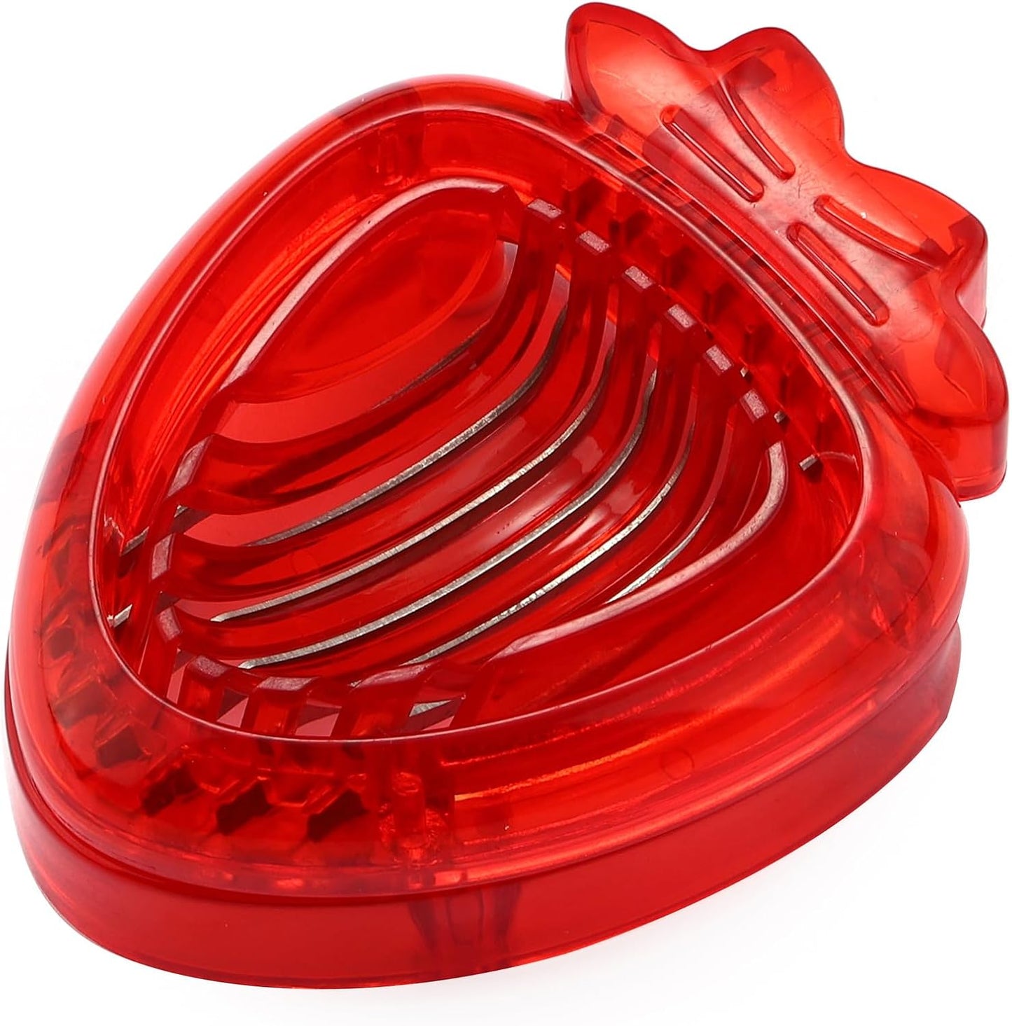 Strawberry Huller Fruit Slicer Set quick Remove Strawberry berry Stem Tool, Also Works for Tomato, Pineapple Corer Stems