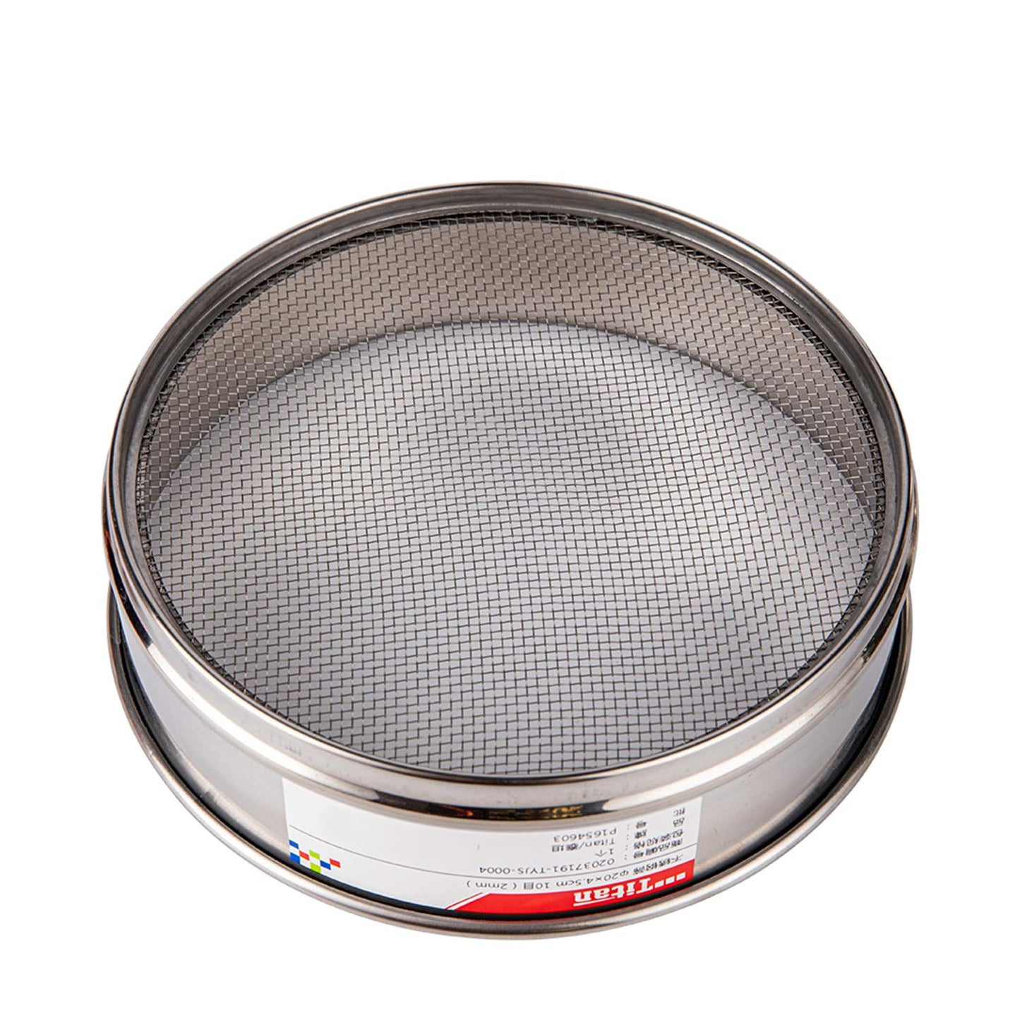 φ20×4.5cm 40 Mesh 304 Stainless Lab Sieves Economy Test Sieve 304 Stainless Steel Wire Cloth（0.45mm） - Colors A