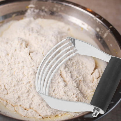 Stainless Steel Dough Blender Heavy Duty Pastry Cutter for Effortless Mixing and Cutting Kitchen Tool for Baking Pastries Pies Cookies User-friendly Design for Home and