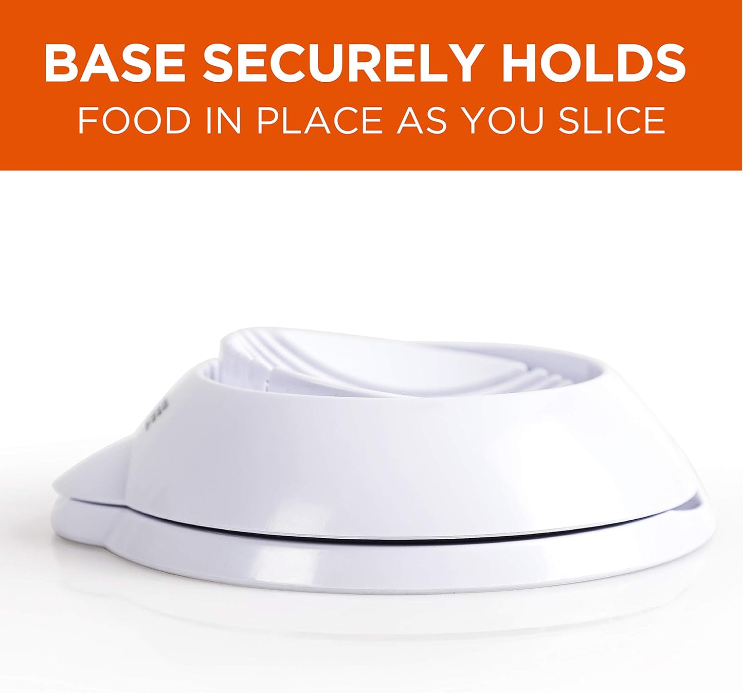 COMMERCIAL CHEF Egg Chopper, Safe and Easy to Use Food Chopper, Egg Cutter, Mushroom Slicer, Strawberry Slicer and more for Salads, Garnish, and Favorite Foods White