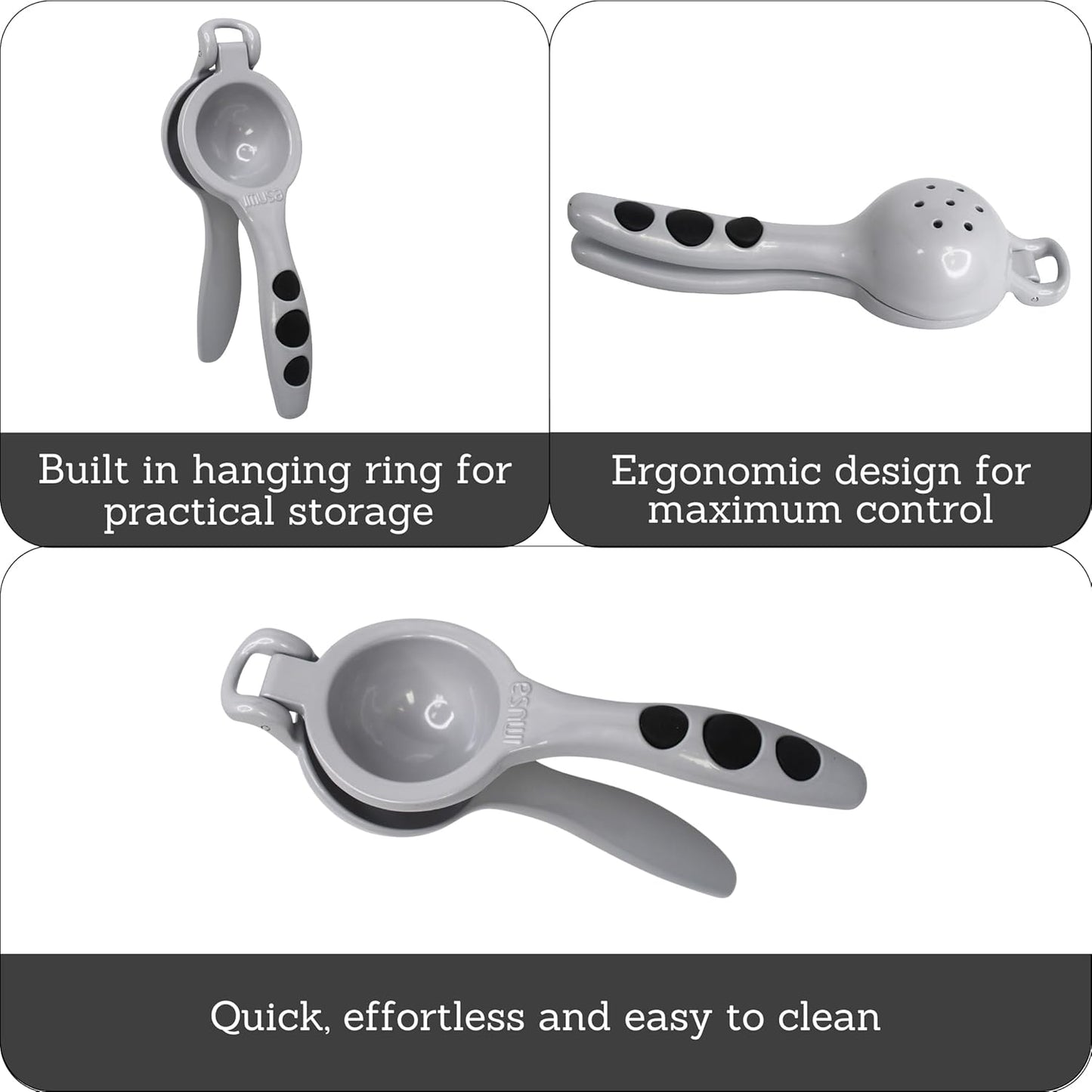 IMUSA Orange and Citrus Squeezer, Orange
