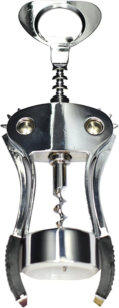 6777-a Uniware Heavy Duty Zinc Alloy Corkscrew Wine Opener, Two Arm Design,Angel Wings two arms