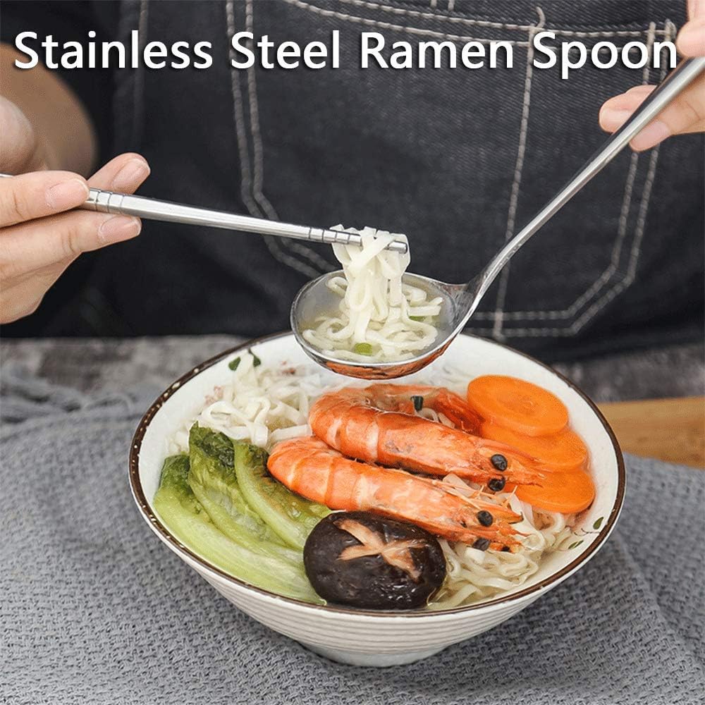 18/8 Stainless Steel Mini Ladle Deep Soup Spoon - 6.7inch (4 Packed)