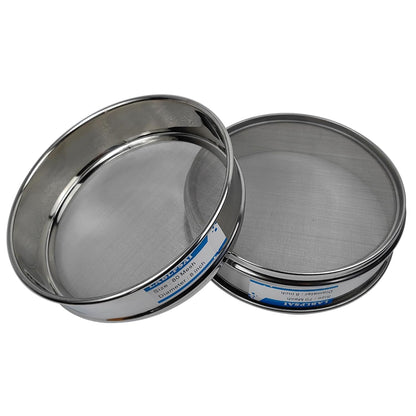 50 Mesh Lab Sieves 8" Diameter 304 Stainless Steel Wire Cloth Test Sieve for Industrial Laboratory Home