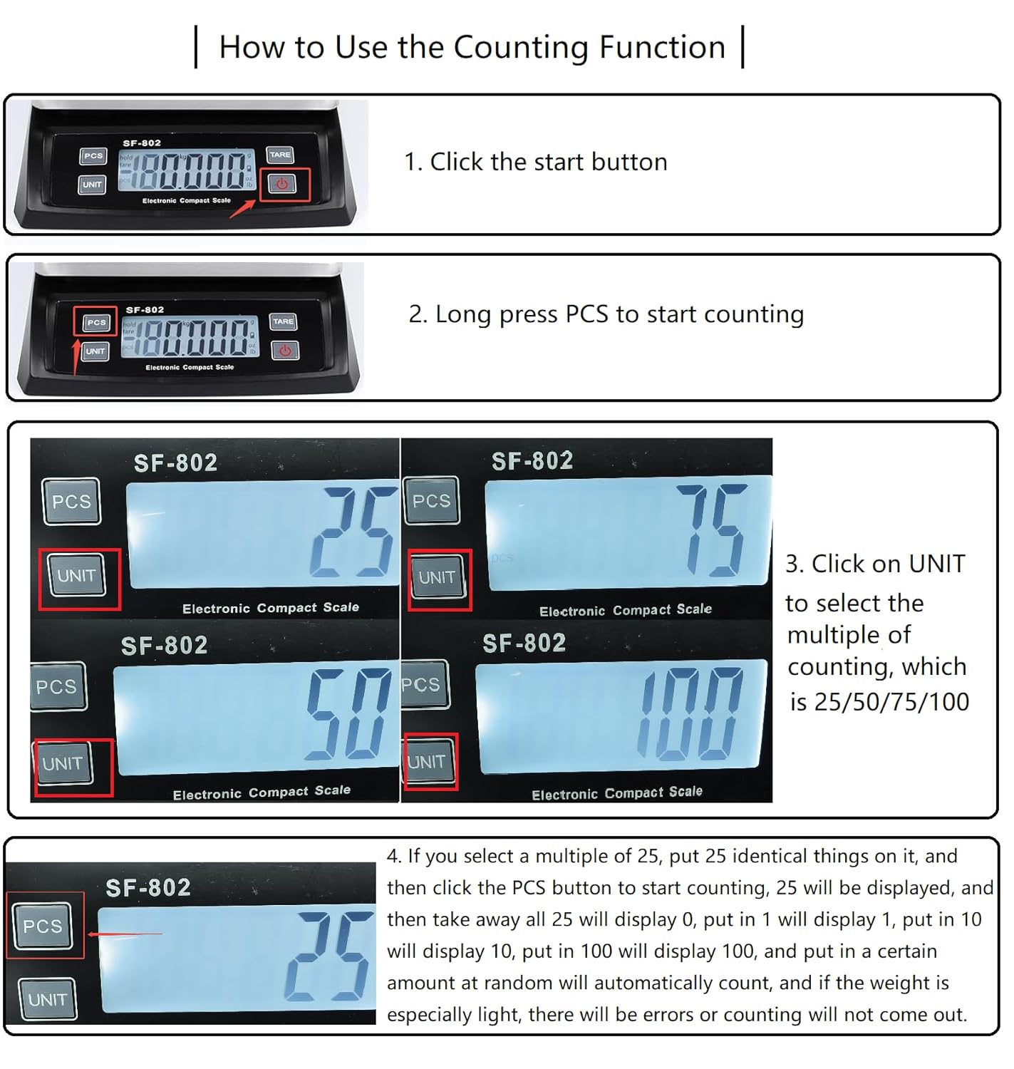 Copkim Large Digital Kitchen Scale 66LB 30kg Commercial Food Scale Stainless Bread Scale with LCD Display Commercial Weighing Devices for Baking Cooking(Silver)