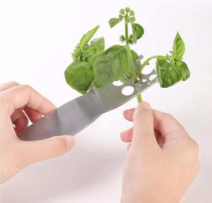 RONDURE Stainless Steel Herb Stripper -Kale & Herb Stripper, for Leafy Greens and Woody Herbs, Kale Kitchen Gadgets Leaf Stripping Tool Separator