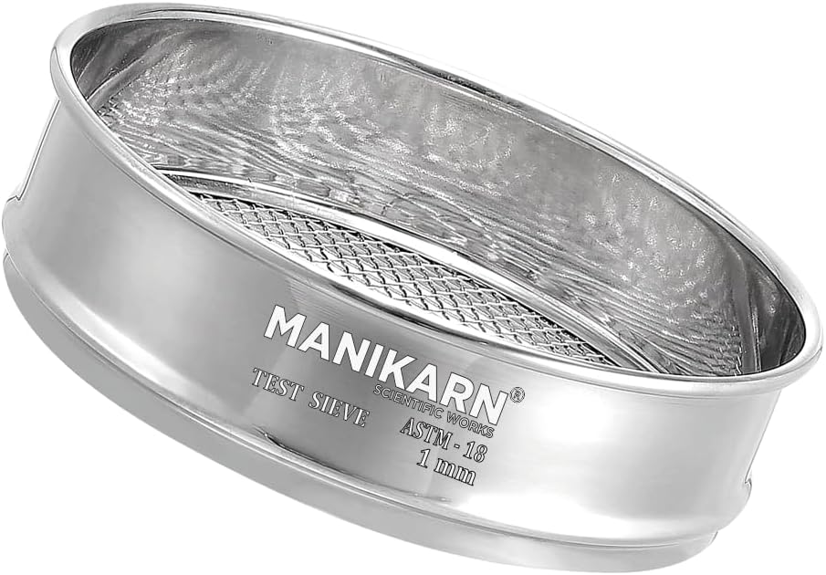 Lab Test Sieve 8 Inch, Stainless Steel 304, Mesh 8 (2360 Micron)