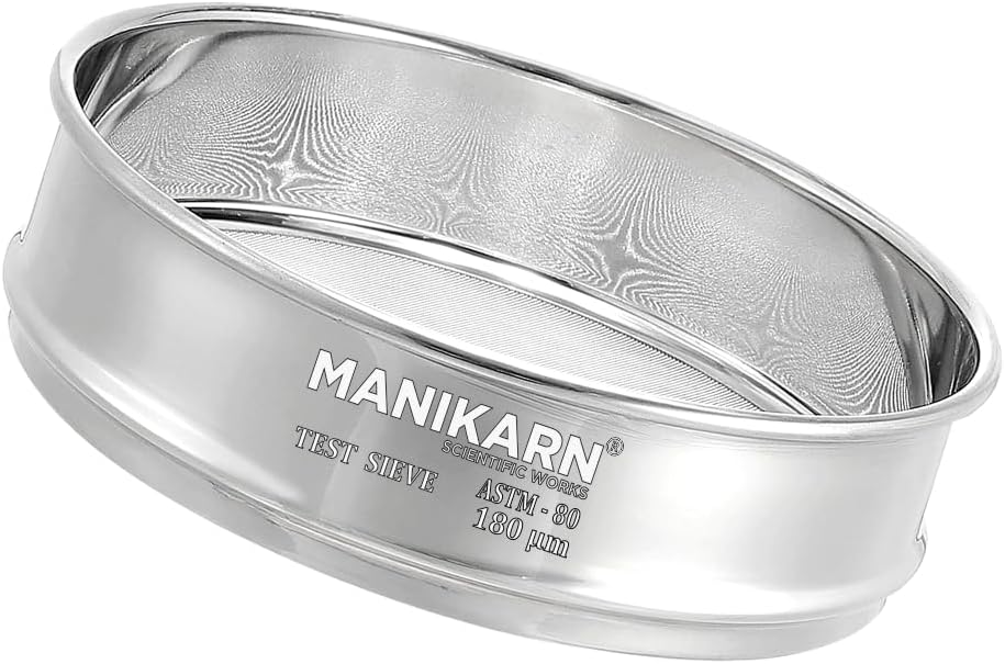 Lab Test Sieve 8 Inch, Stainless Steel 304, Mesh 8 (2360 Micron)