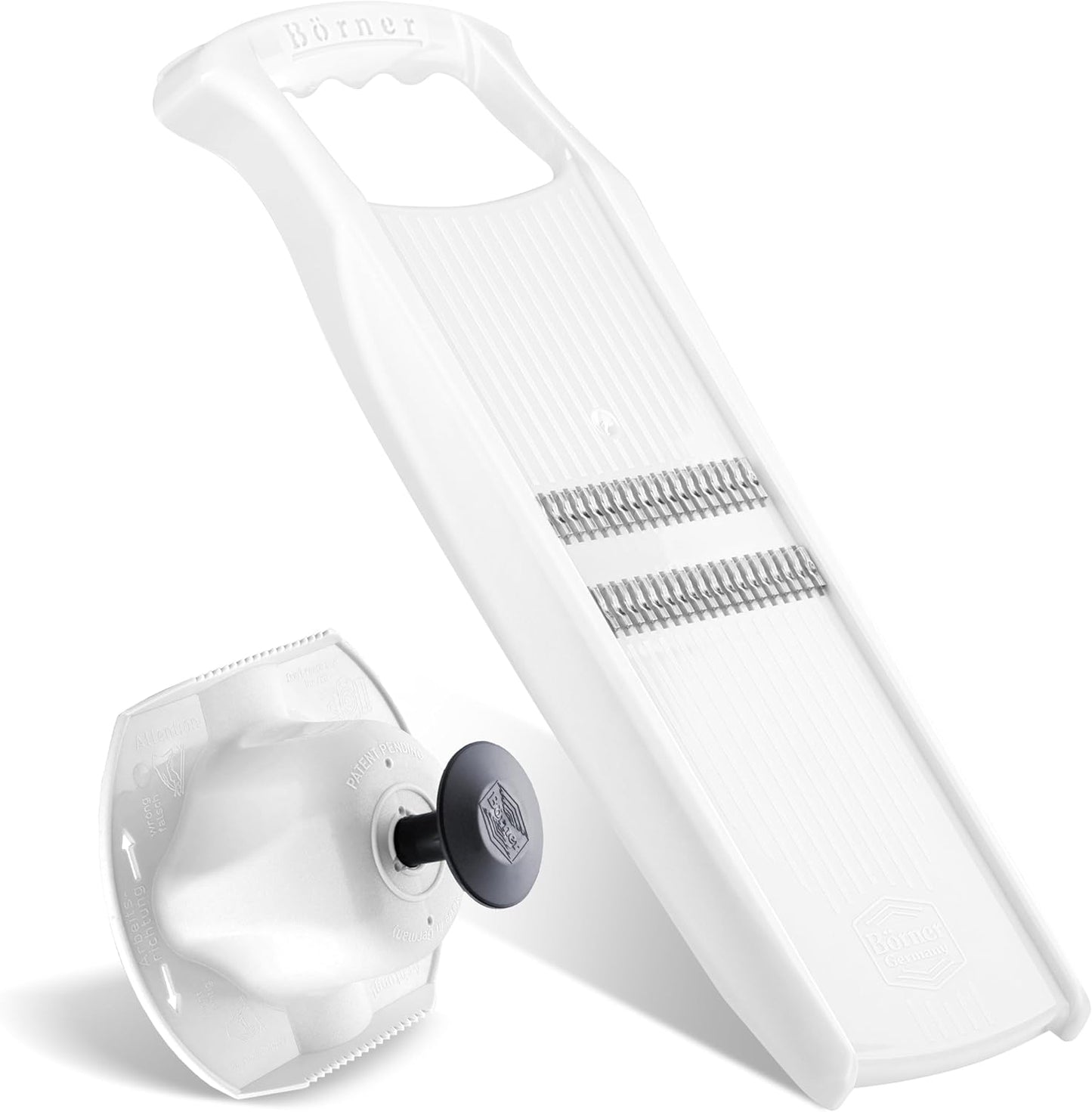 BORNER Roko PowerLine | Vegetable Grater Börner - Quality Made in Germany, Color:Orange