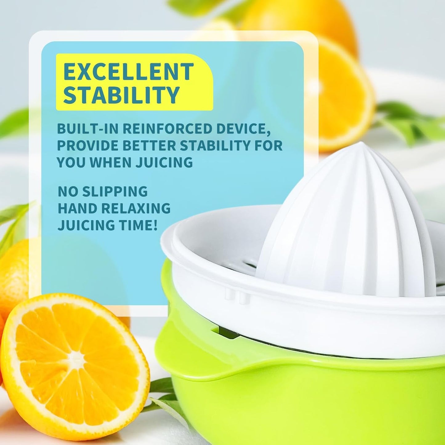 Citrus Juicer, Lemon Squeezer Orange Fruit Manual Hand Juicers with Pouring Spout, 250ml