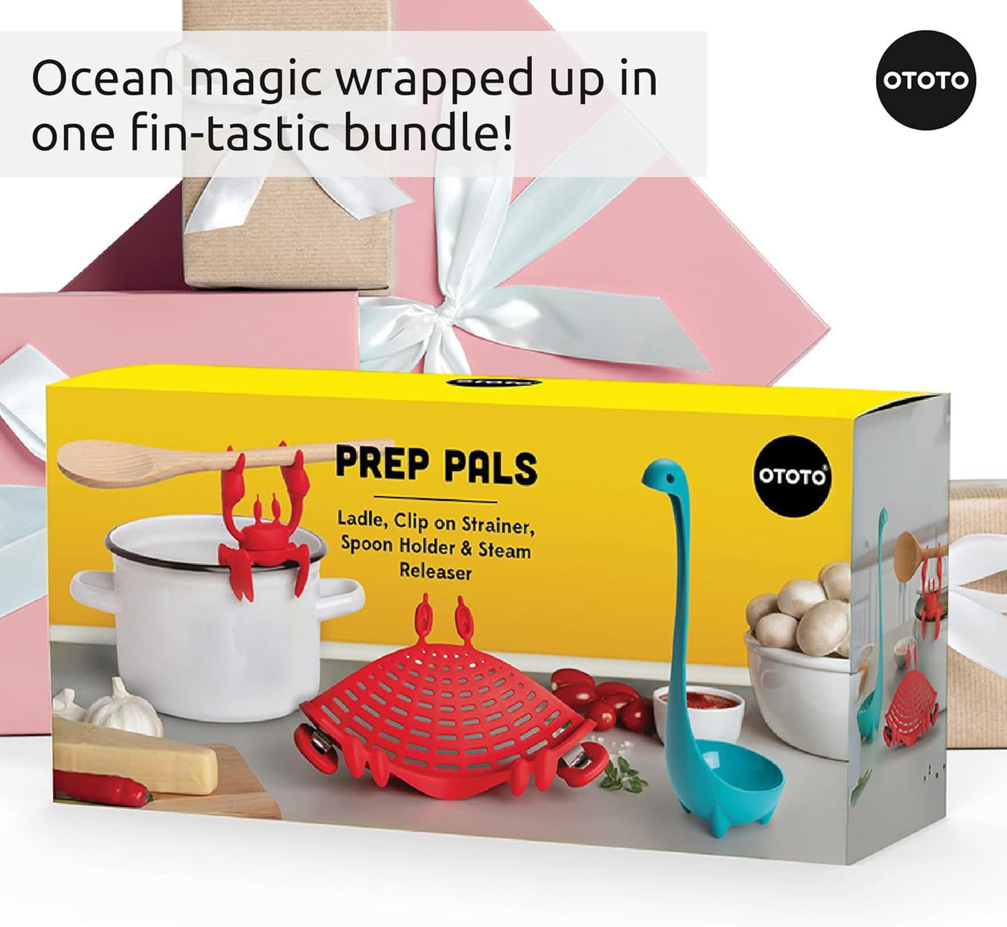 OTOTO The Original Nessie Ladle - Soup Ladle, Cute Gifts, Funny Kitchen Gadgets, Loch Ness design, Cooking Gifts for Mom - Cute and Practical Kitchen Utensils - Unique Gifts for Women
