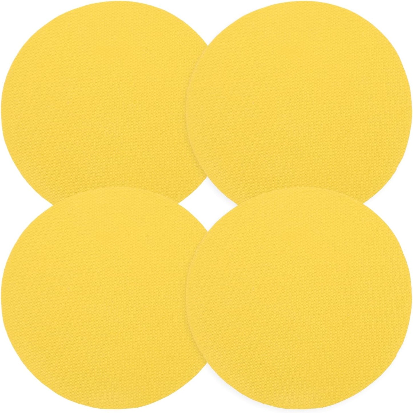uxcell 4pcs Silicone Jar Opener Pads, 12.5cm/5" Texture Can Opener Multipurpose Round Bottle Lid Opener Non-Slip Coasters for Weak Hands Seniors Children, Gray