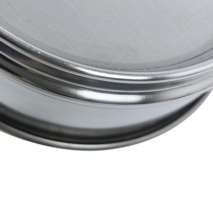 325 Mesh Lab Sieves 4" Diameter 304 Stainless Steel Wire Cloth Test Sieve for Industrial Laboratory Home