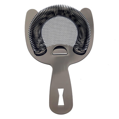 Barfly Fine Mesh Spring Strainer, Black