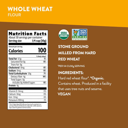 Nature's Path Organic Baker's Blend Flour, 32 oz (Pack of 1), Non-GMO