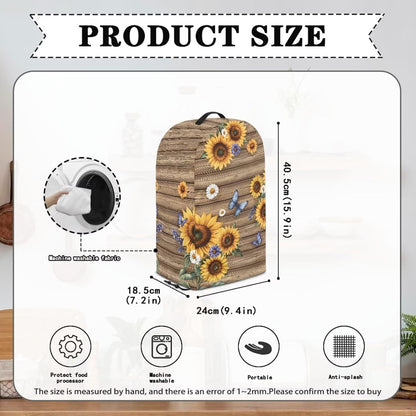 Coffee Pastry Blender Dust Cover with Drawstring Field Stand Mixer or Coffee Maker Cover Anti Fingerprint Polyester Appliance for Home Kitchen Decor