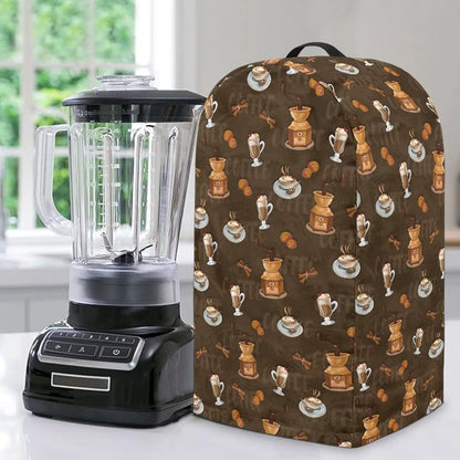 Coffee Pastry Blender Dust Cover with Drawstring Field Stand Mixer or Coffee Maker Cover Anti Fingerprint Polyester Appliance for Home Kitchen Decor