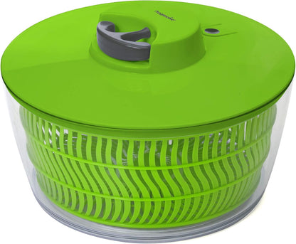 ROPE SALAD DRYER WITH STOP, GREEN - 4L