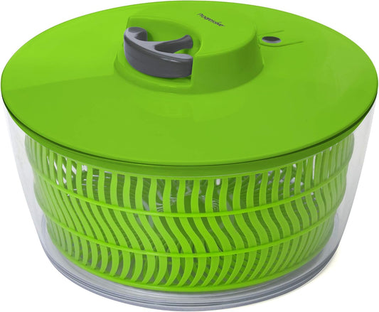 ROPE SALAD DRYER WITH STOP, GREEN - 4L
