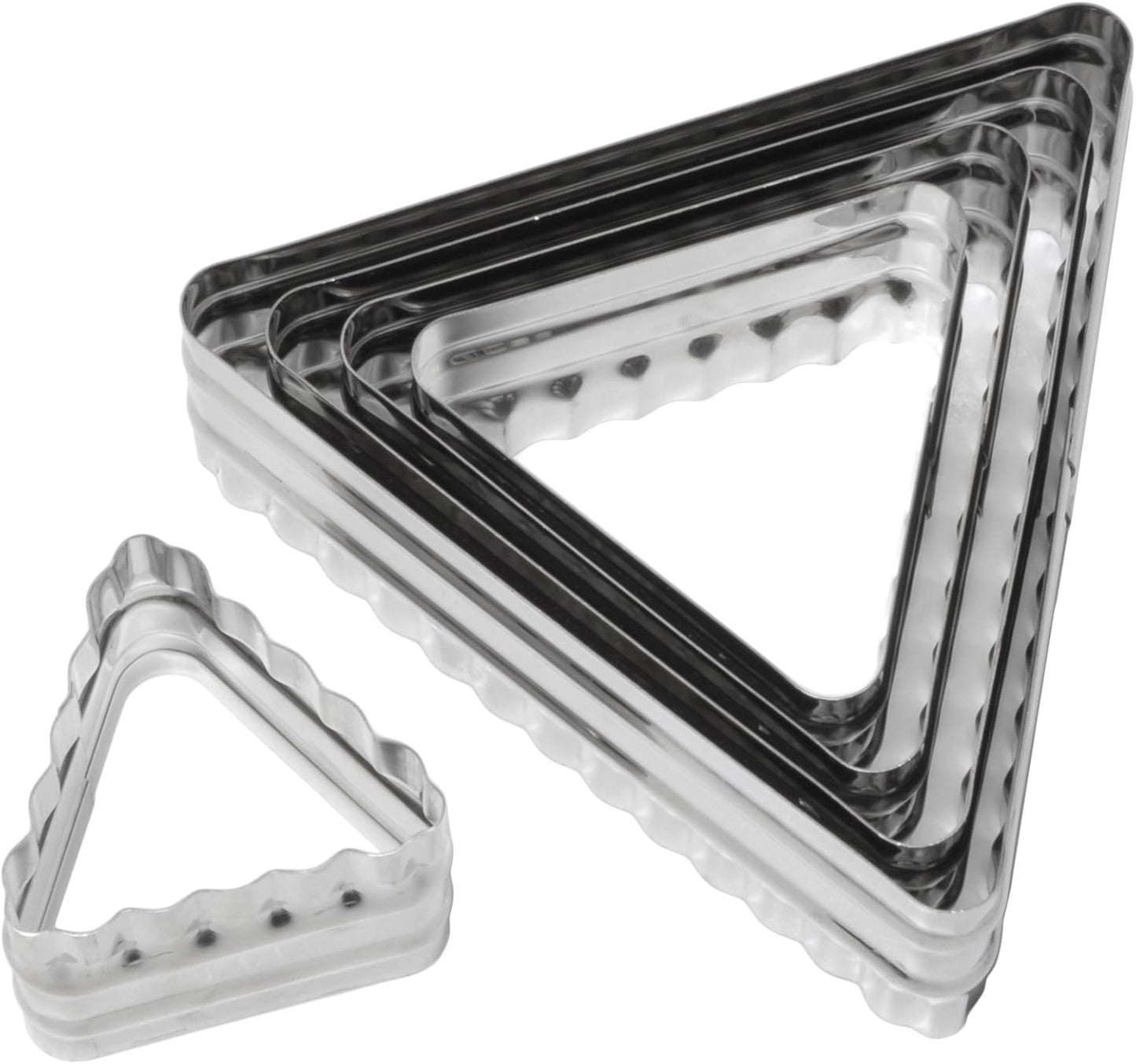 Ateco Plain Edge Round Cutters in Graduated Sizes, Stainless Steel, 11 Pc Set