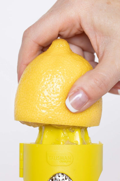 Talisman Designs Citrus Zester & Reamer | Orange Lemon & Lime Zester | BPA Free Kitchen | Functional Kitchen, Zesting Tool | Plastic & Stainless Steel