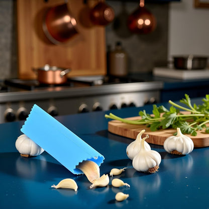 Blue Silicone Garlic Peeler,Colorful Household Garlic Skin Remover Portable Garlic Roller Tube Garlic Peeling Kitchen Tool Garlic Presses Garlic Tools