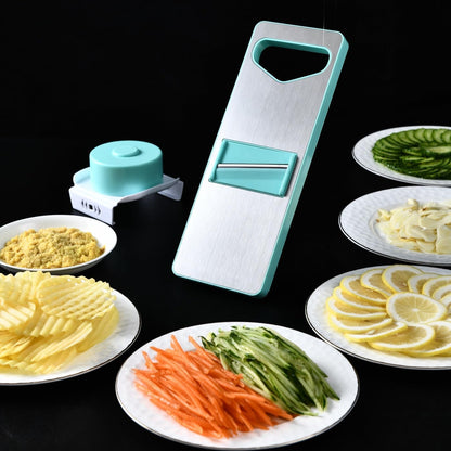 Vegetable Chopper and Spiralizer, Food Chopper with Container, Fruit Slicer, Kitchen Gadgets & Gifts, Home Essentials