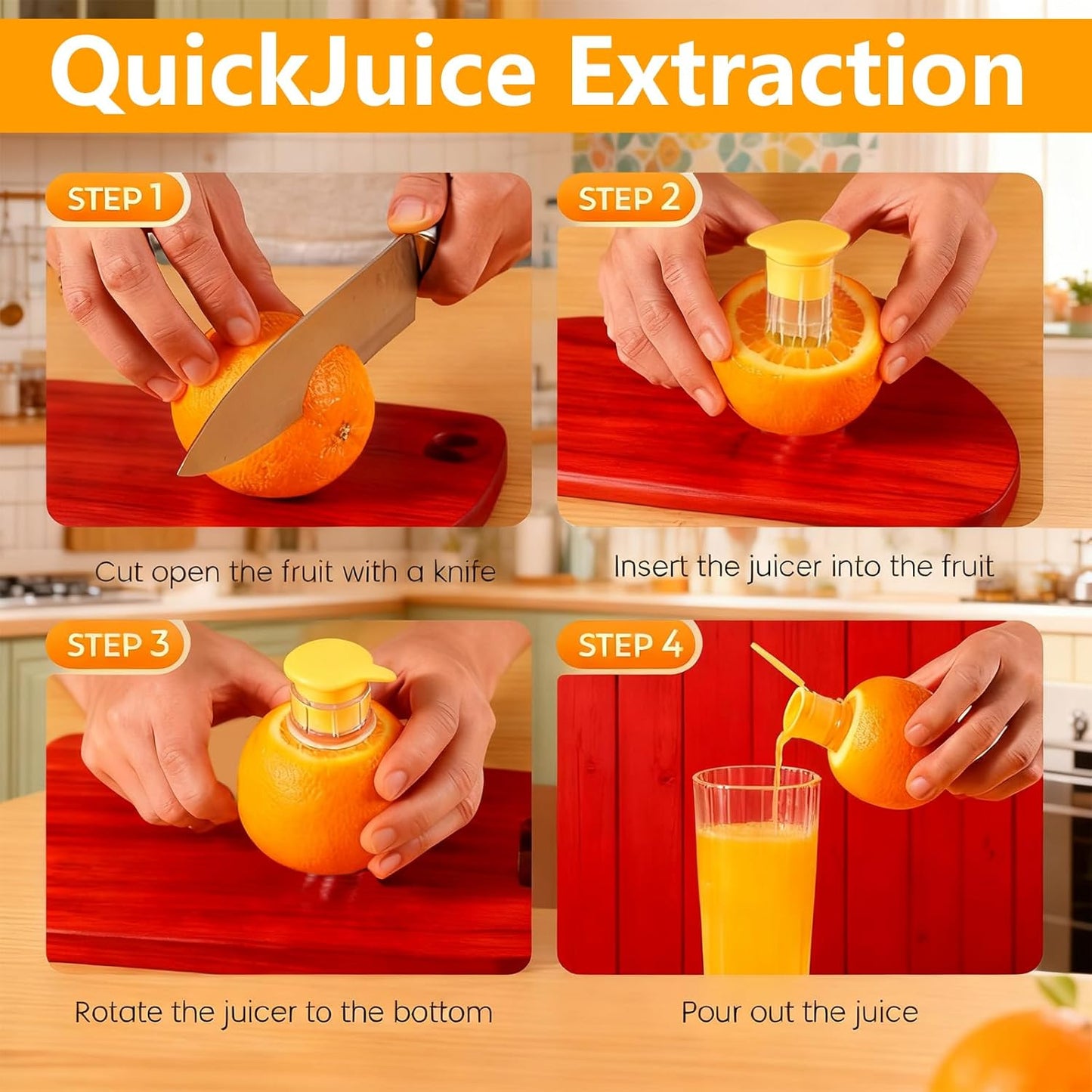 2 Pcs Lemon Squeezer Manual Lime Juice Extractor Clear with Lid Handheld Screw in Lemon Squeezer Citrus manual Juicer Portable Compact Juice Extractor for Citrus Fruits Cocktails Cooking