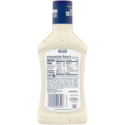 Kraft Classic Ranch Dressing, 16 fl oz Bottle