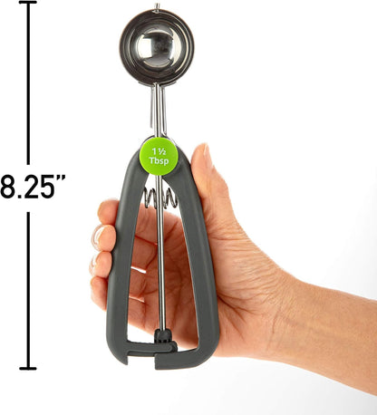 PrepSolutions Measuring Scoop, Grey - Durable and Accurate Scoop for Cooking and Baking, 1.5tbsp