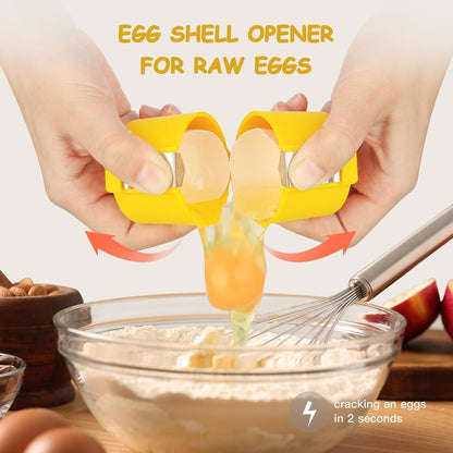 Egg shell opener, Eggshell opener, Egg Clip for Raw Eggs, Egg Peeler for Hard-boiled eggs, Home kitchen Gadgets to Quickly Cut Eggshells