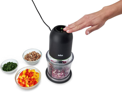 Braun CH3012BK EasyPrep™ Mini Food Processor, 4 cup, Black