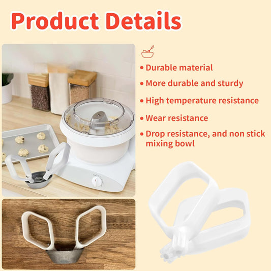 Cookie Paddles for Mixer Plus Universal Blender Biscuit Cake Dough Paddles Household Accessories Replacement Mixing Part - Pack of 2