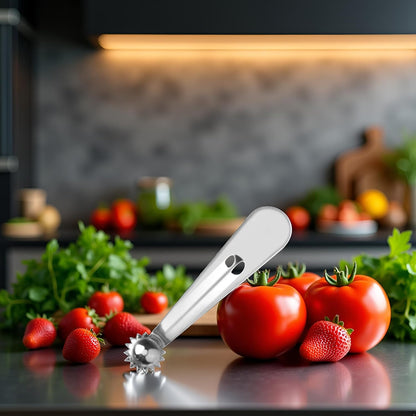 1Pc Tomato Corer Tool, Tomato Corer Remover, Tomato Top Stem Remover, Strawberry Corer Remover Tool, Strawberry Stainless Steel Stem Remover Tool, Portable Tomato Top Stem